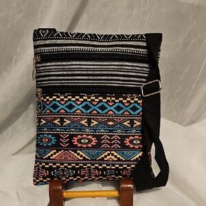 Tribal Pattern Boho Crossbody Bag